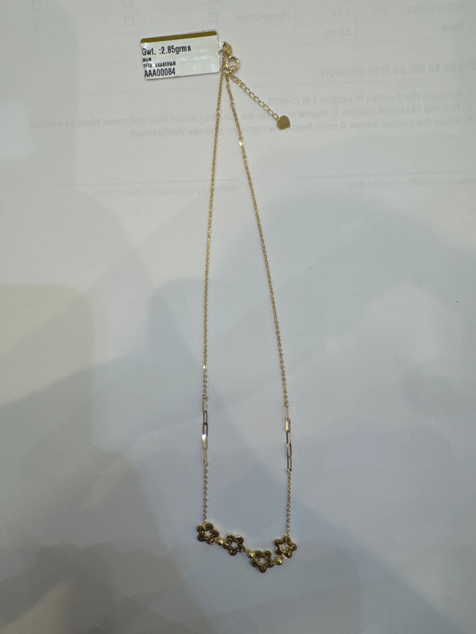 18K Gold Necklace BG26019194