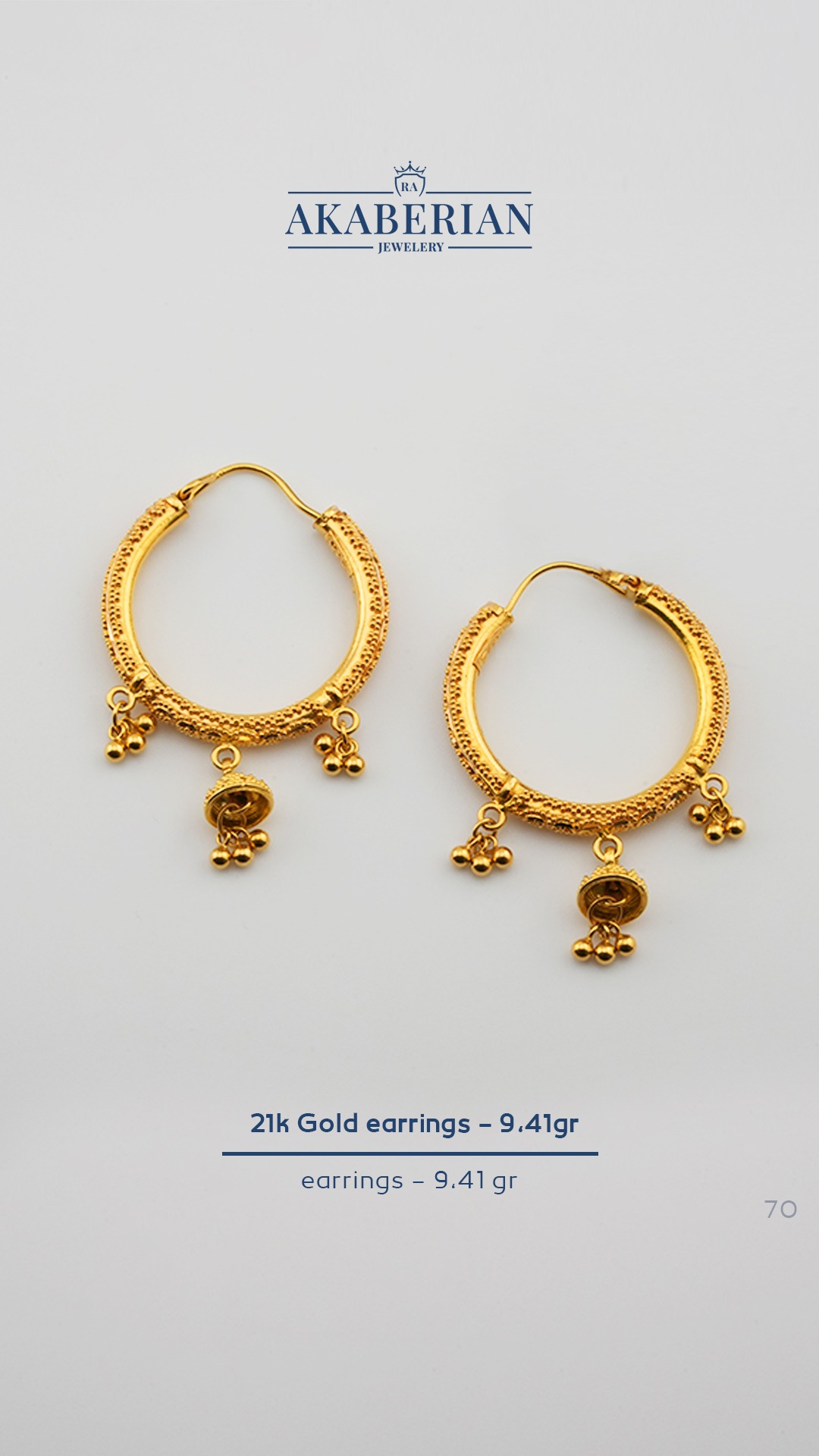 21K Gold earrings