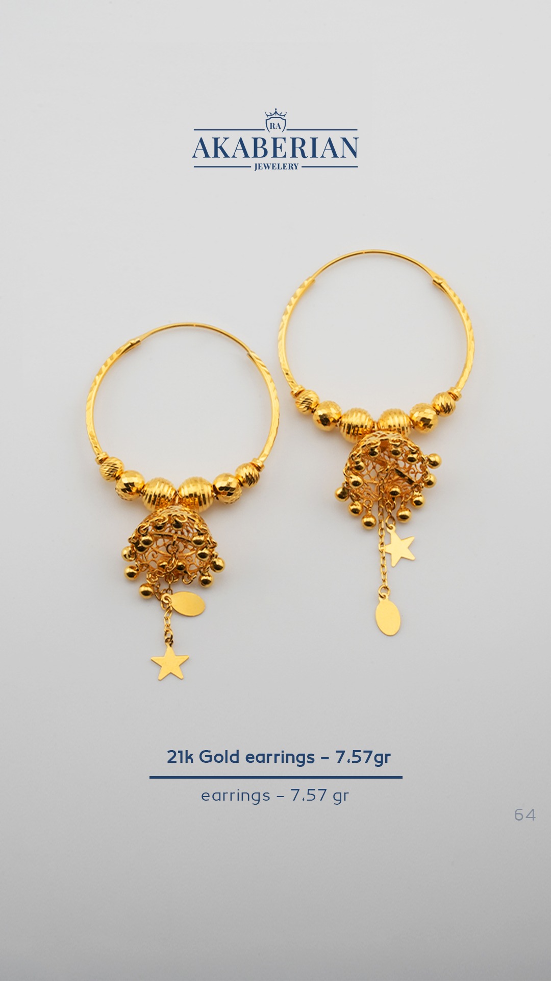 21K Gold earrings