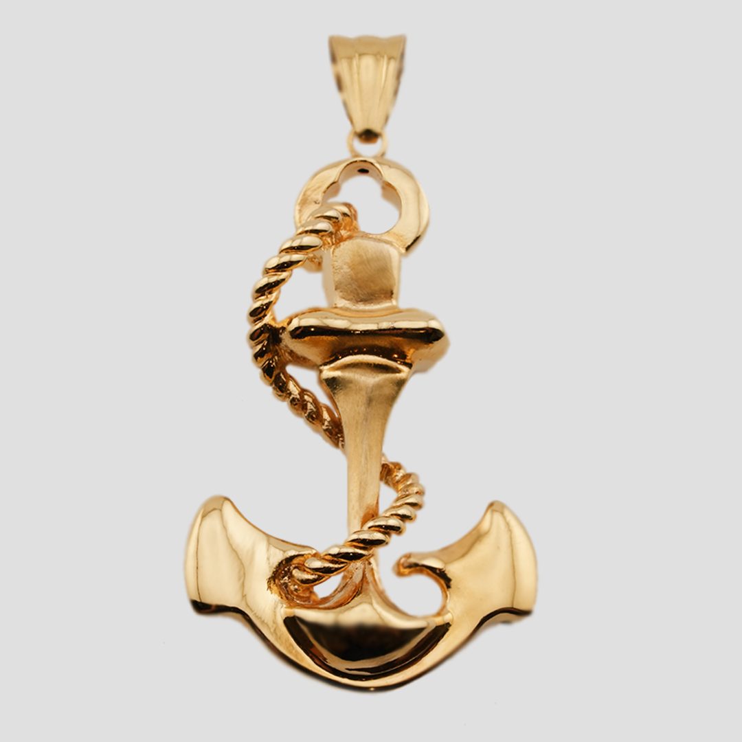 18K Gold Pendant 