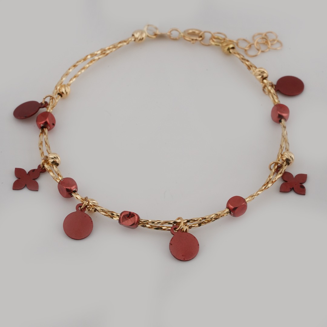 18K Gold Bangle 