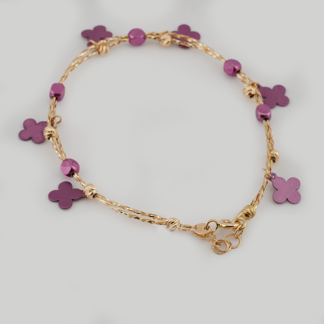 18K Gold Bangle 