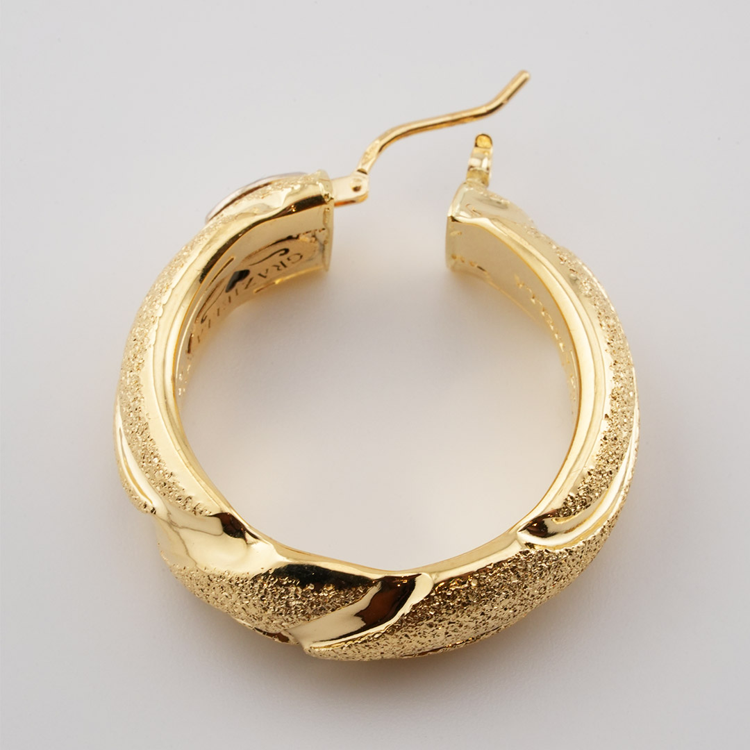 18K Gold Earrings Gratzilla