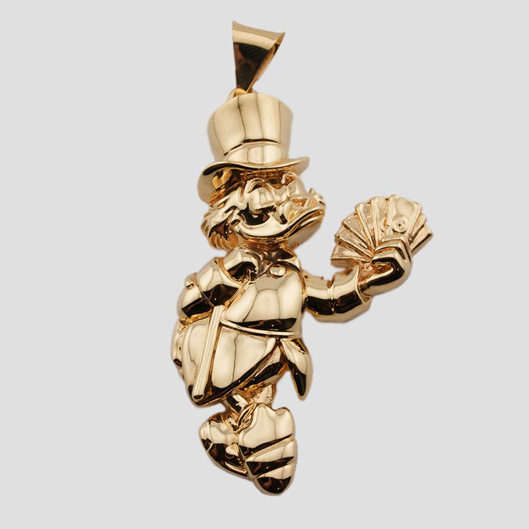 18K Gold Pendant 