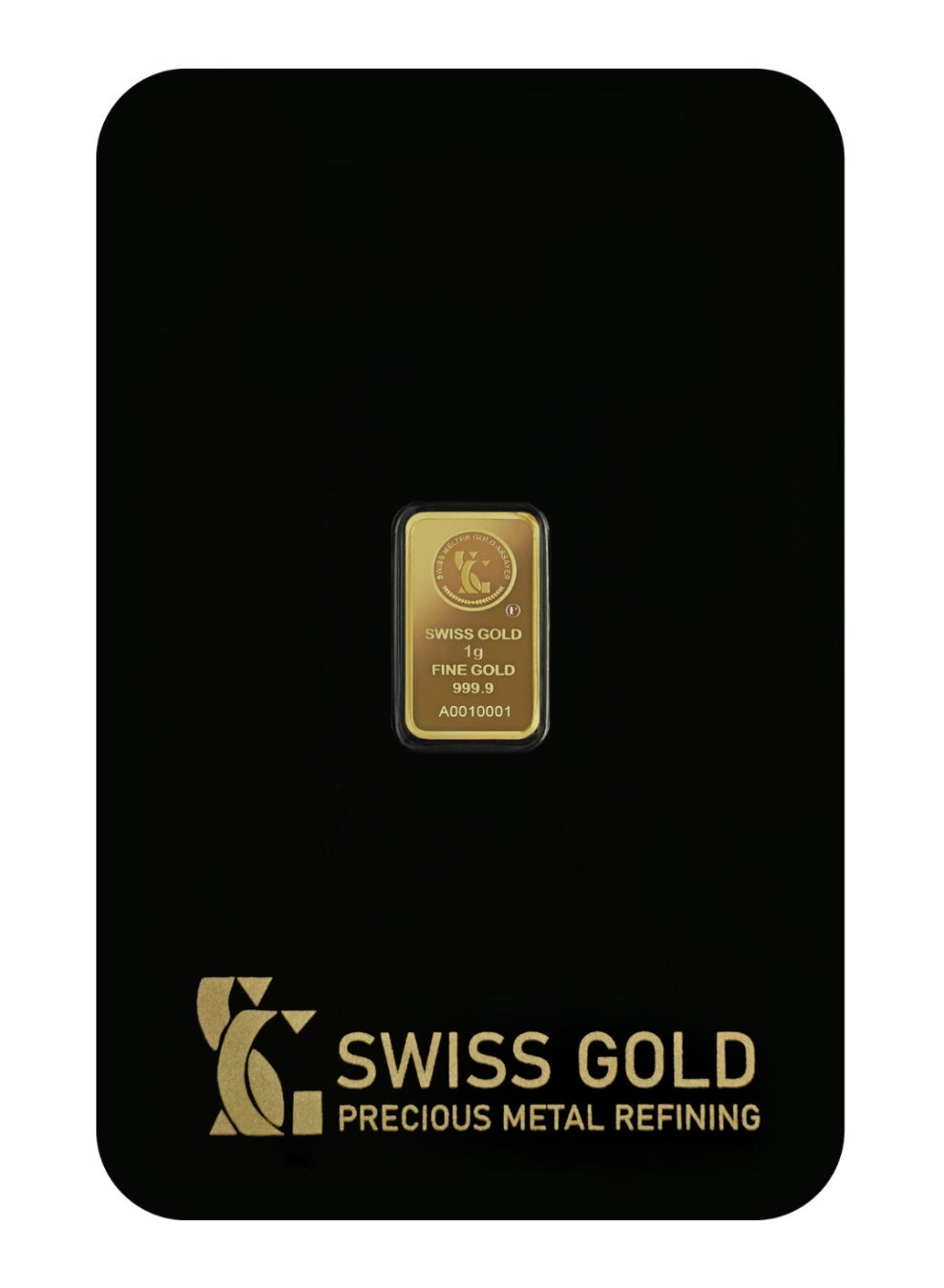 1 gr Gold Bar Swiss Gold