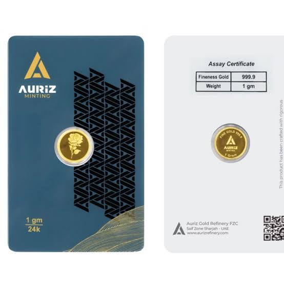 1 gr Gold Bar Auriz Minting