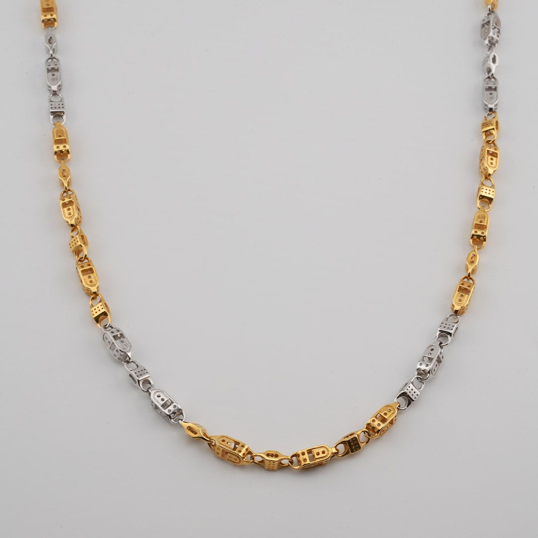18K gold chains