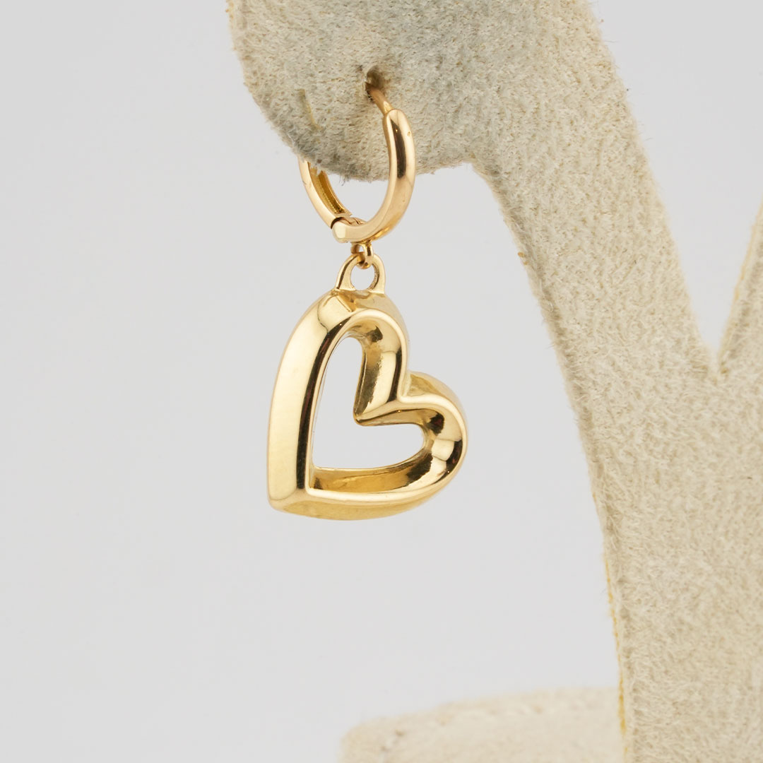 18K  gold earring