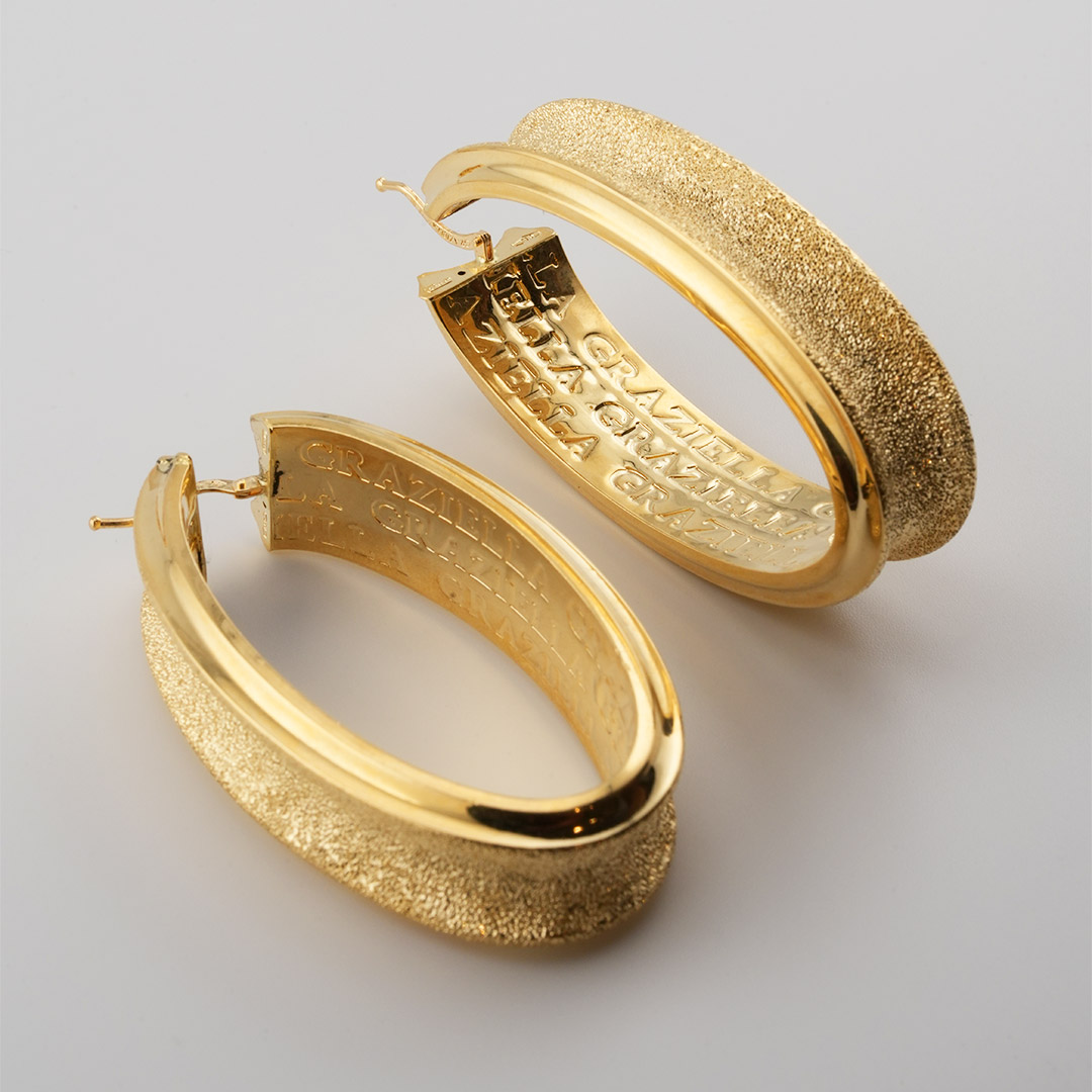 18K Gold Earring - graziella
