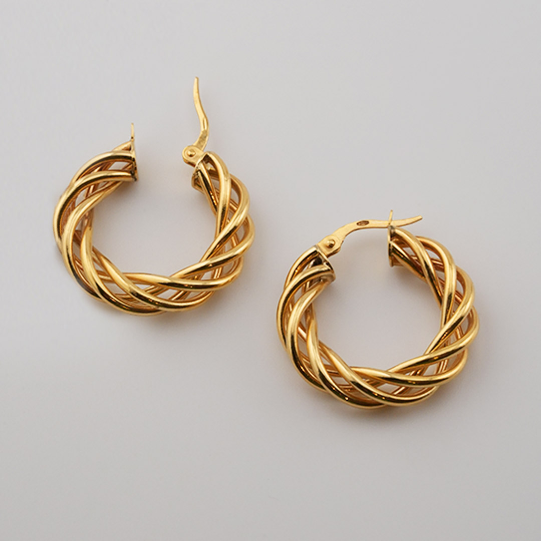 18K Gold earrings