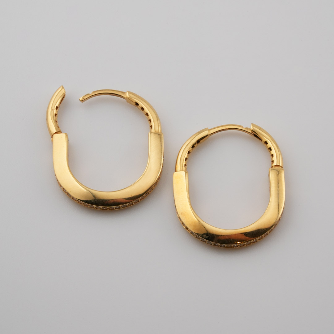 18K Gold earrings