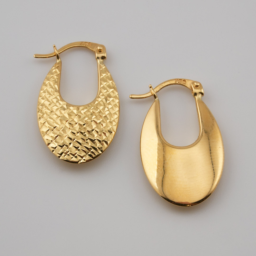 18K Gold earrings
