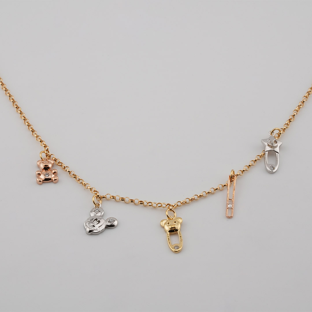 18K gold necklace