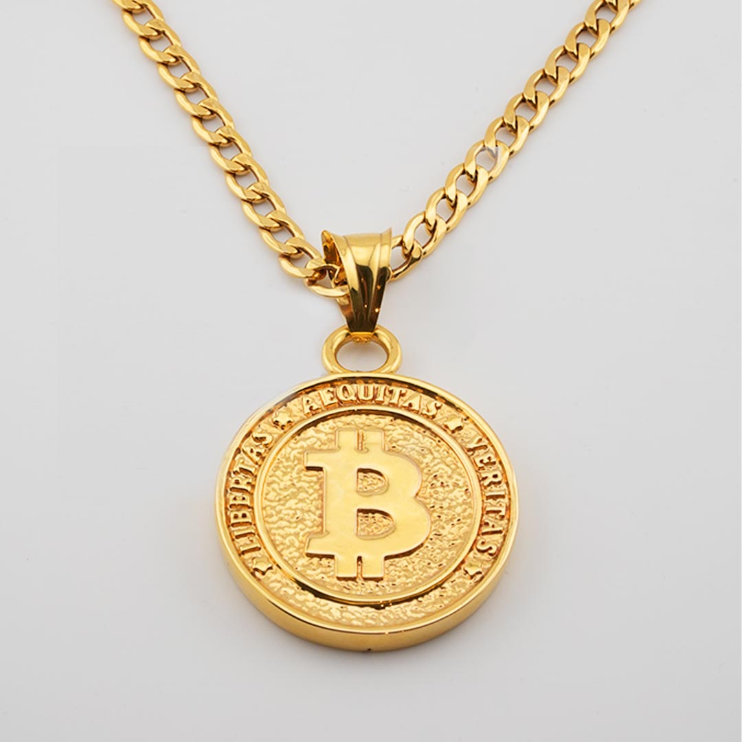 18K gold pendant