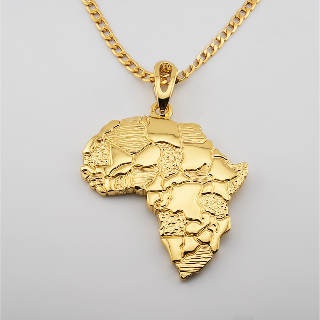 18K gold pendant