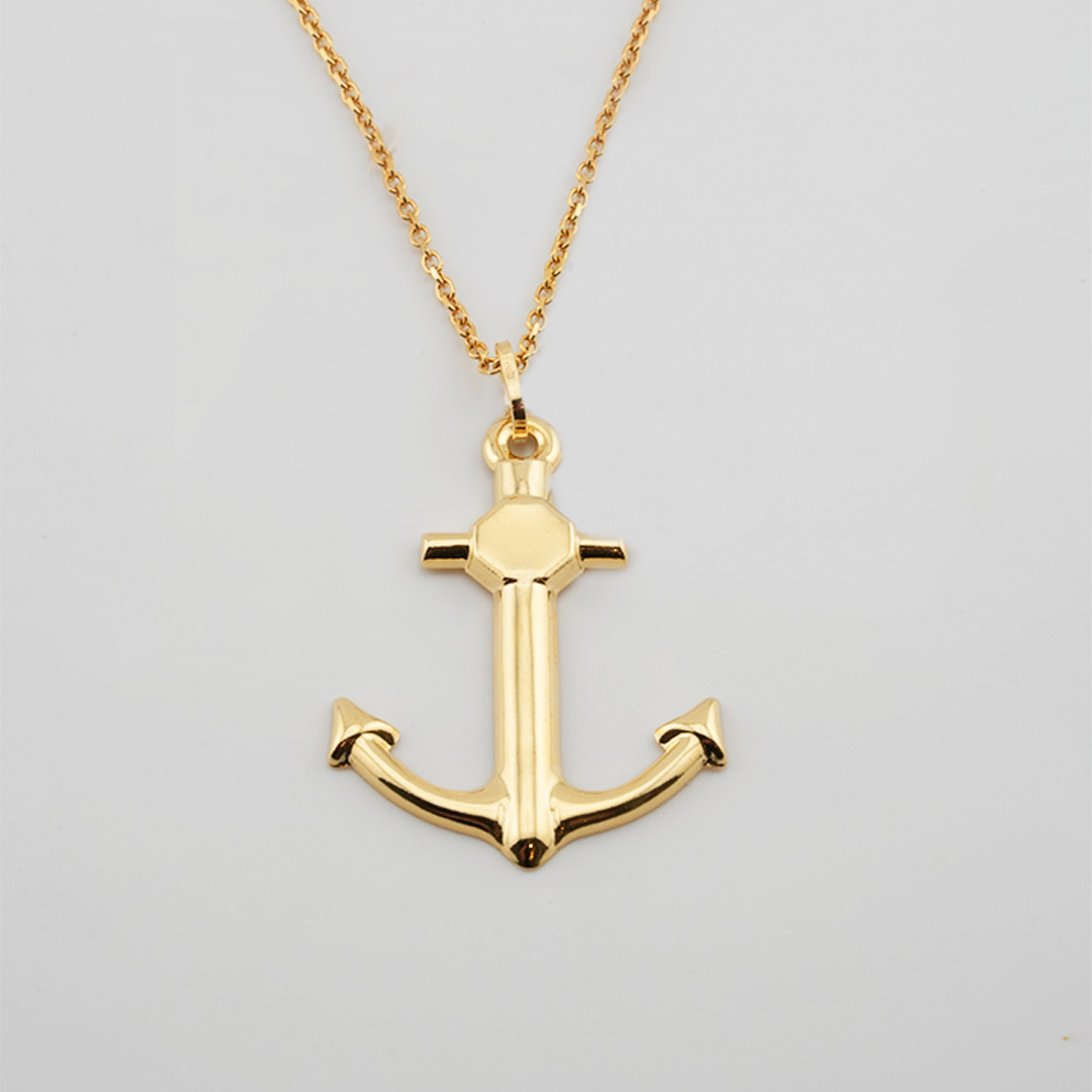 18K gold pendant