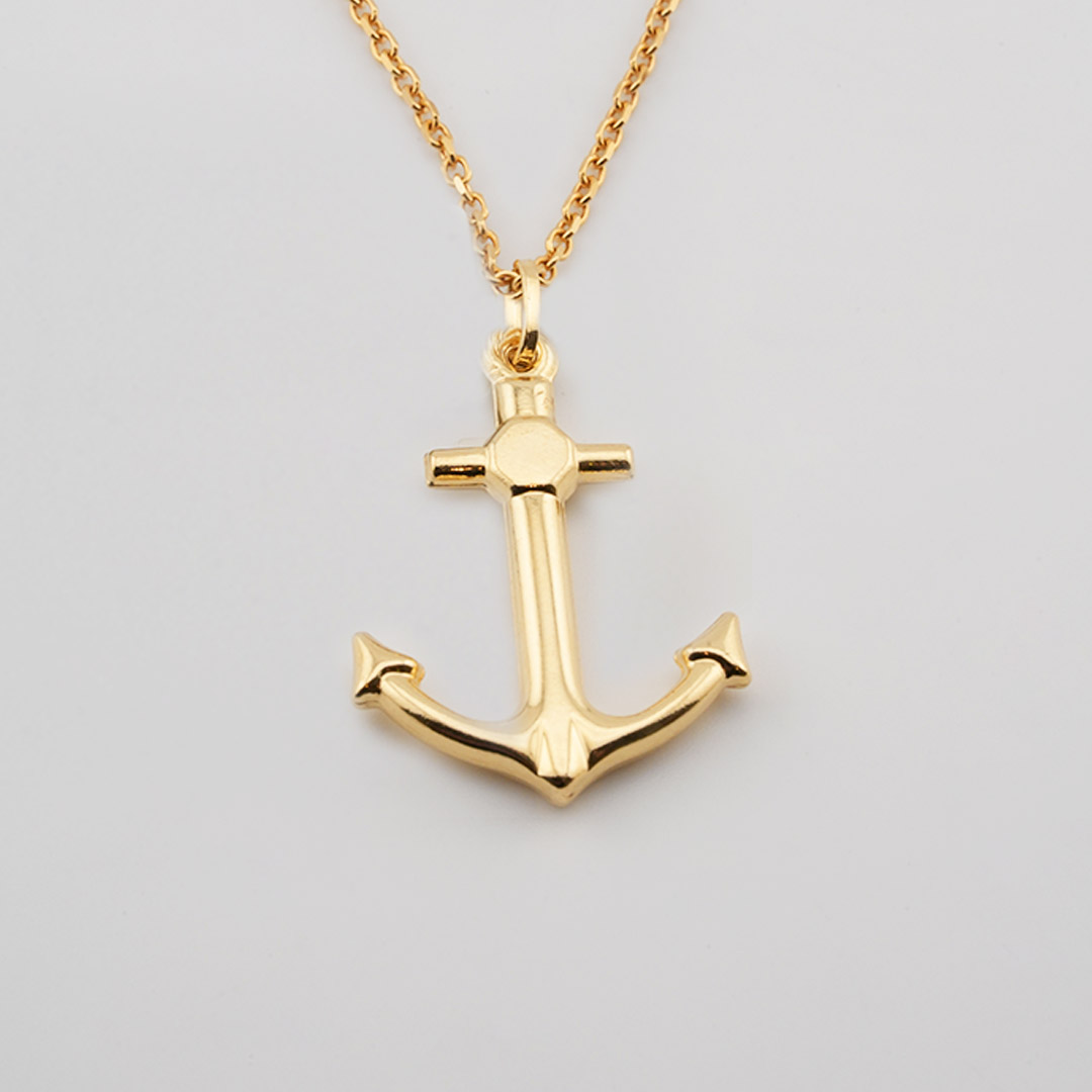 18K gold pendant