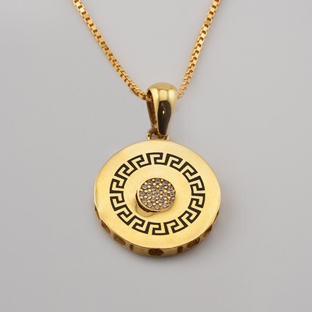 18K gold pendants