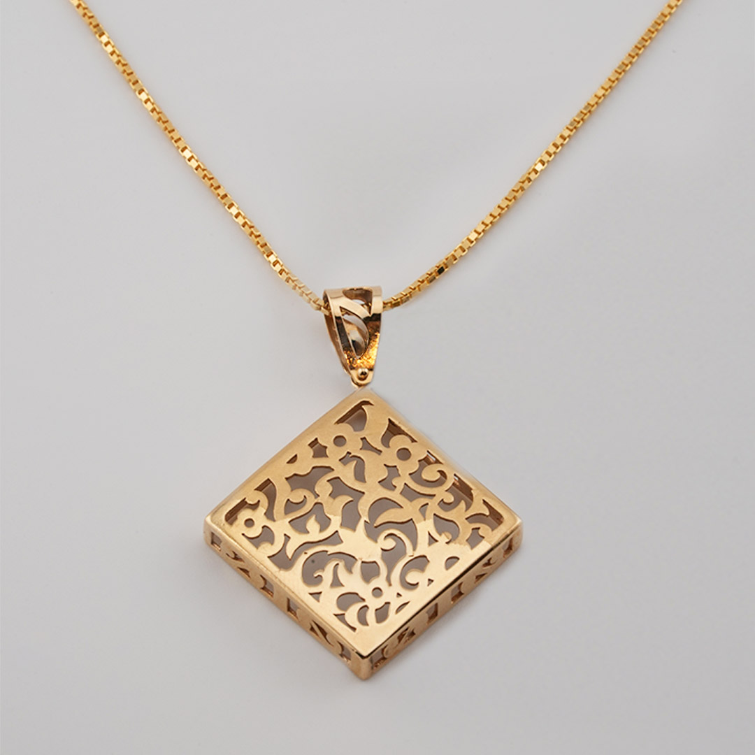 18K gold pendants