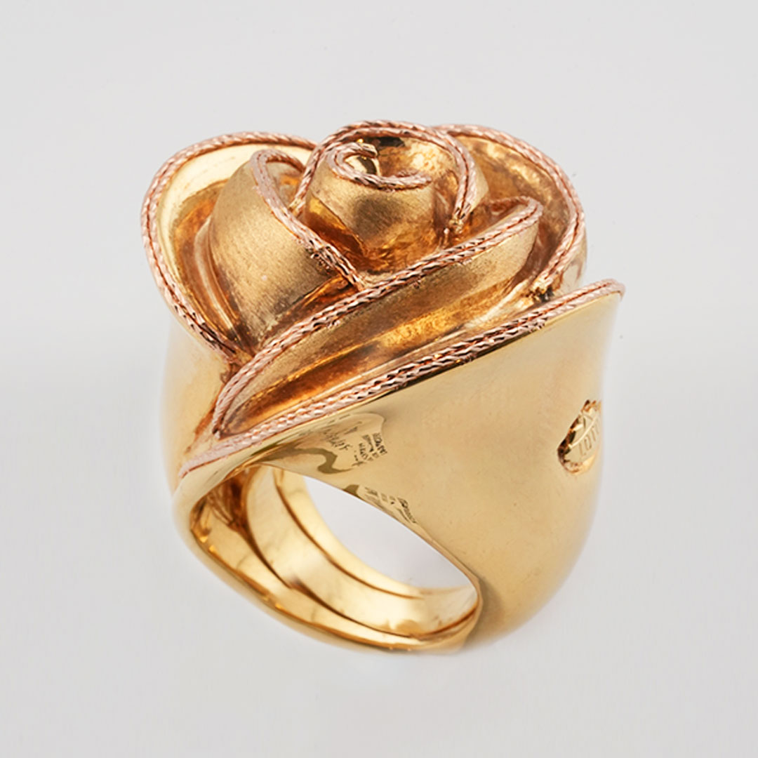 18K gold ring