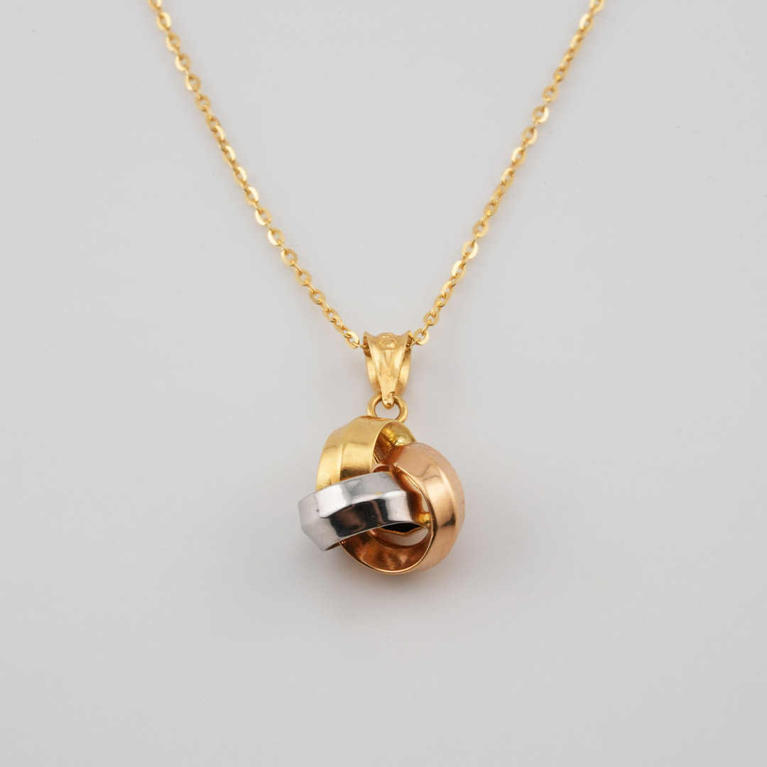 18K  half set