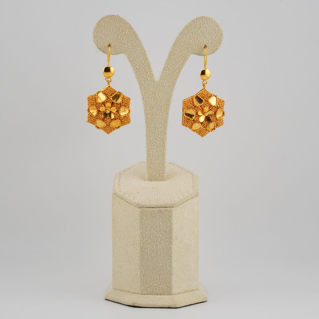 21K Gold Earrings