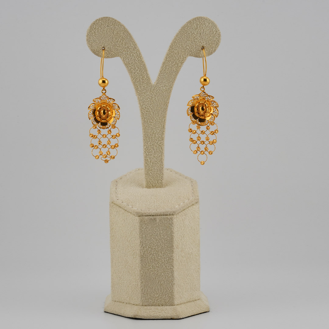 21K Gold Earrings