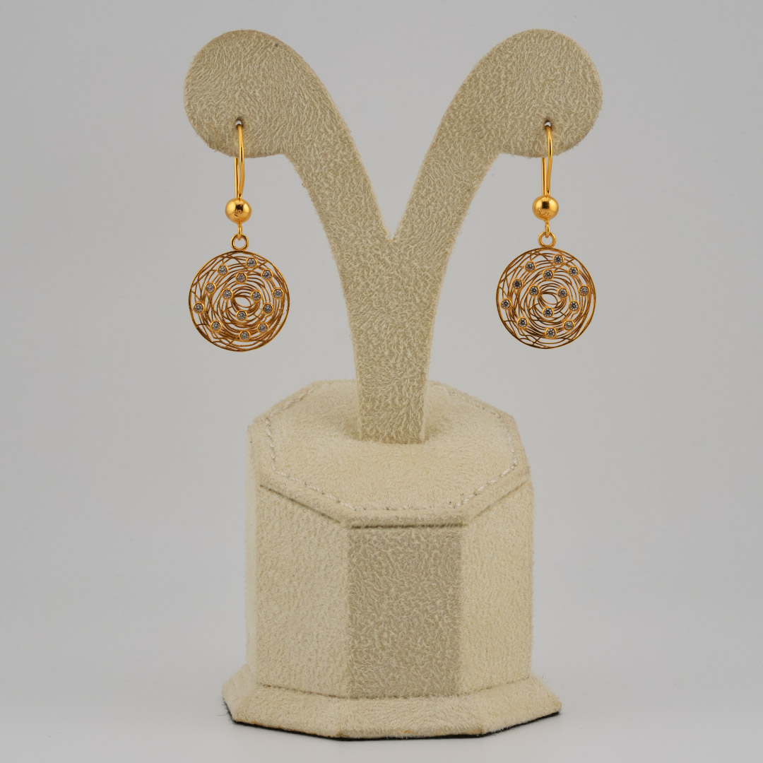 21K Gold Earrings