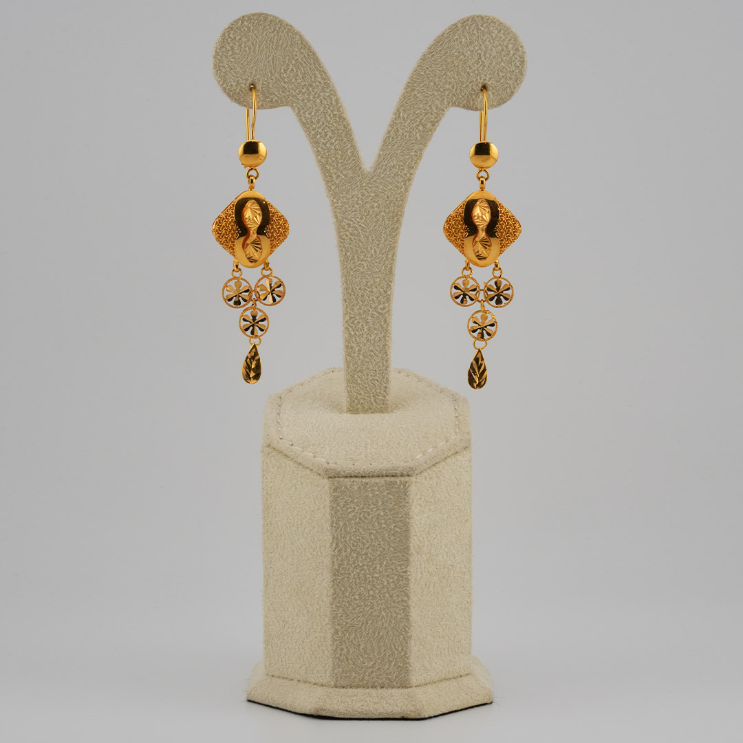 21K Gold Earrings