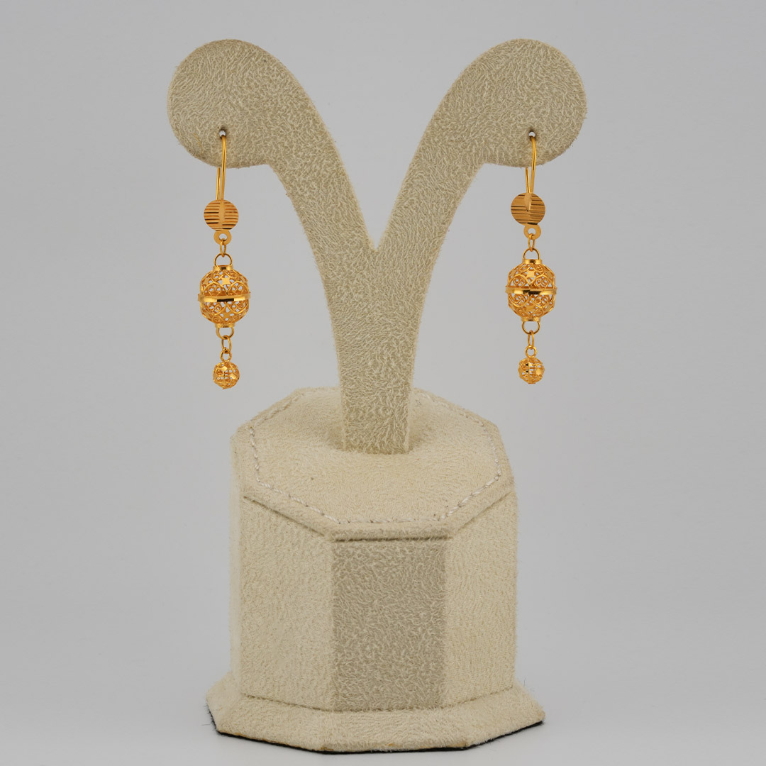 21K Gold Earrings