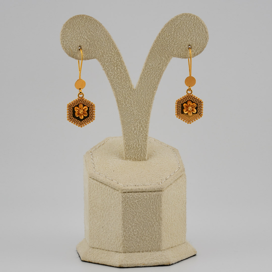 21K Gold Earrings