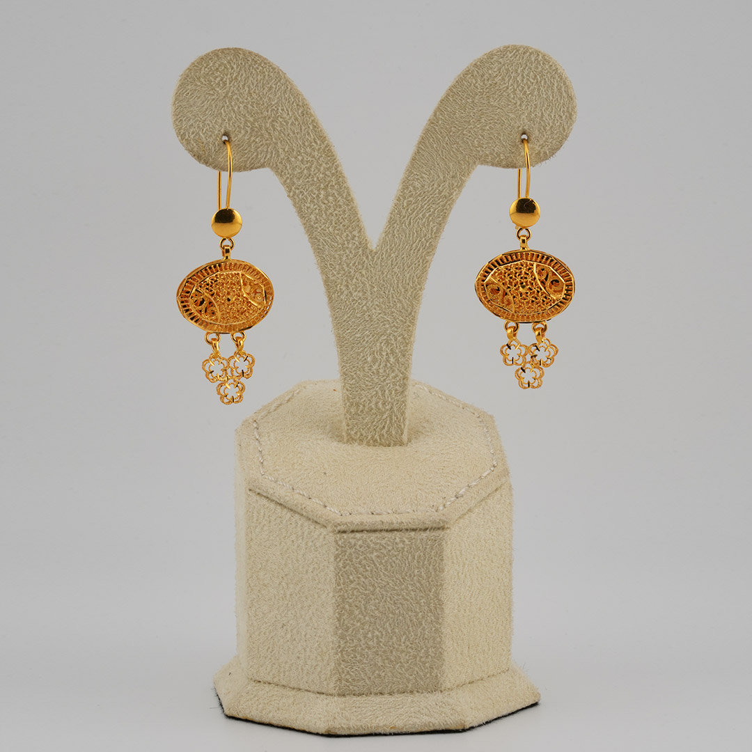 21K Gold Earrings