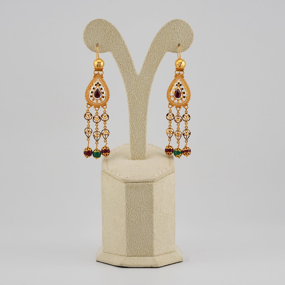 21K Gold Earrings